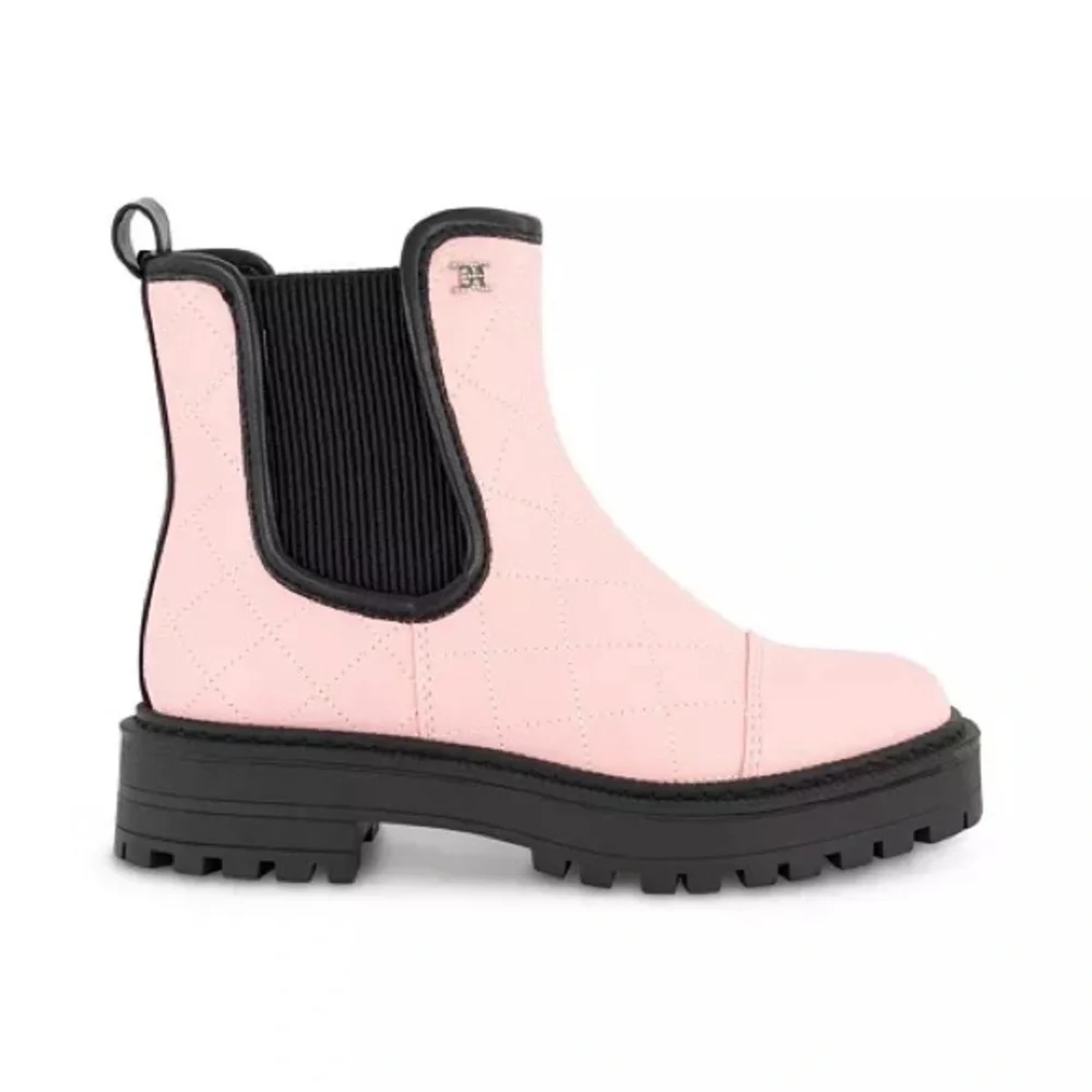 LIKE NEW Sam Edelman Little and Big Girls Lucianna Quilt Moto Boot